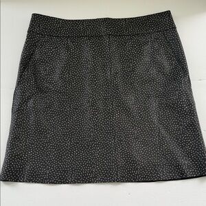 Akris Punto Printed Lambskin Leather Mini Skirt